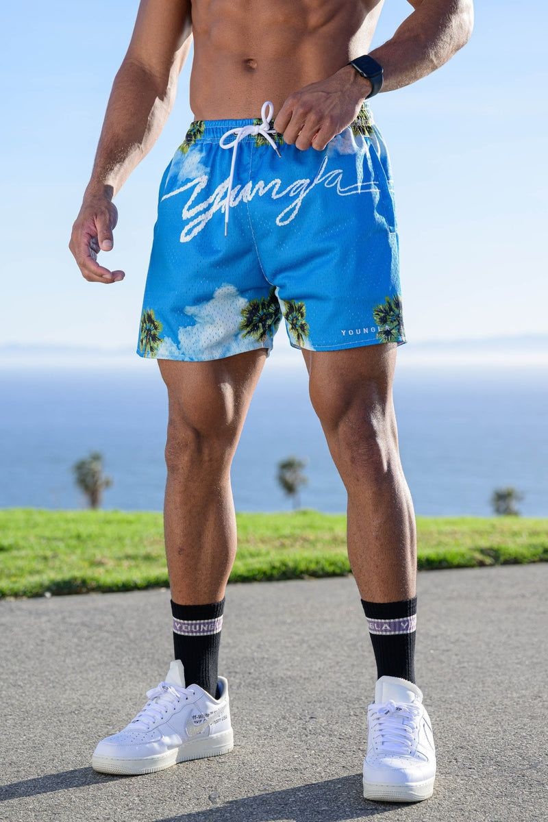 YoungLA 141 The Block Party Shorts Sedona Sunrise | YI9452-367