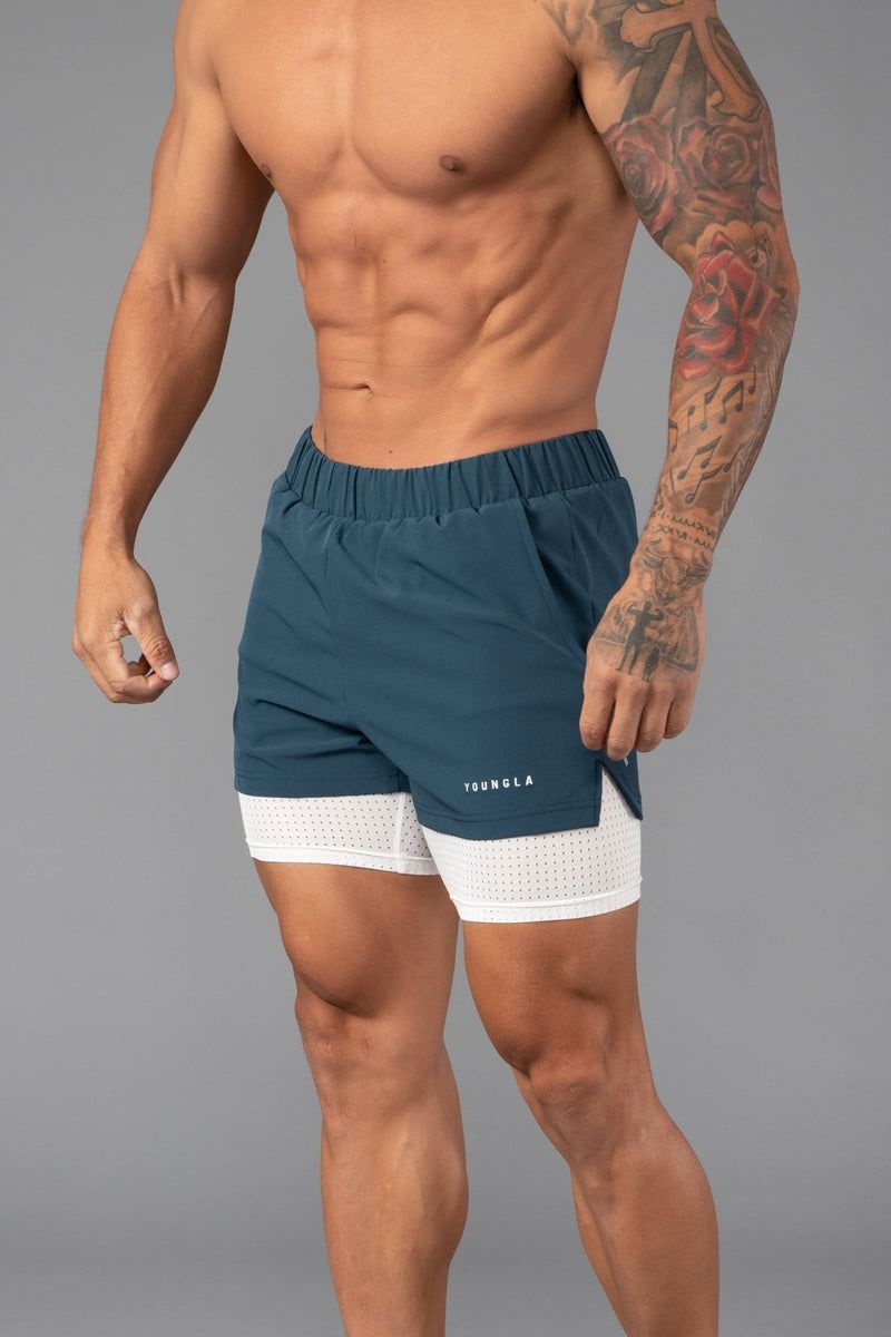 YoungLA 144 Peak Velocity Compression Shorts Black | FV5724-613