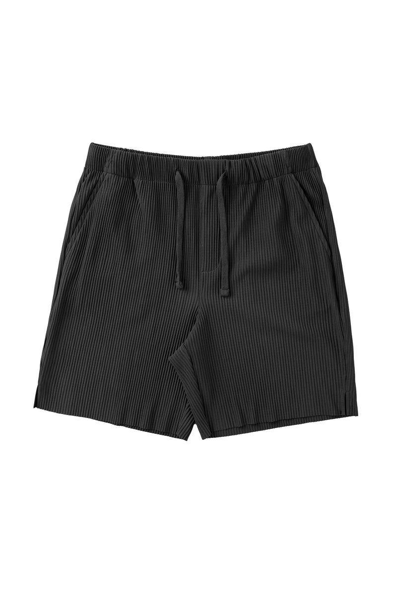 YoungLA 148 Pleated Festival Shorts Black | BS8257-036