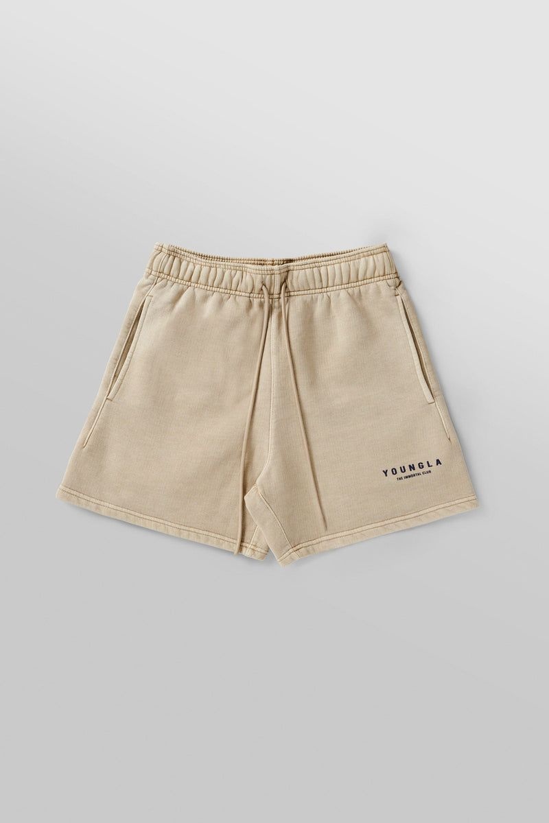 YoungLA 153 , Immortal Club Shorts Sand Wash | IB8972-610