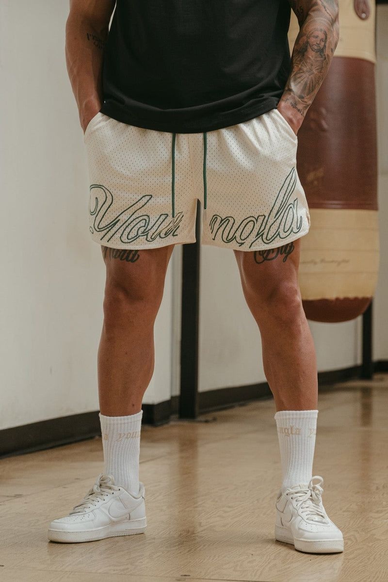 YoungLA 155 Championship Shorts Black | OK4583-219