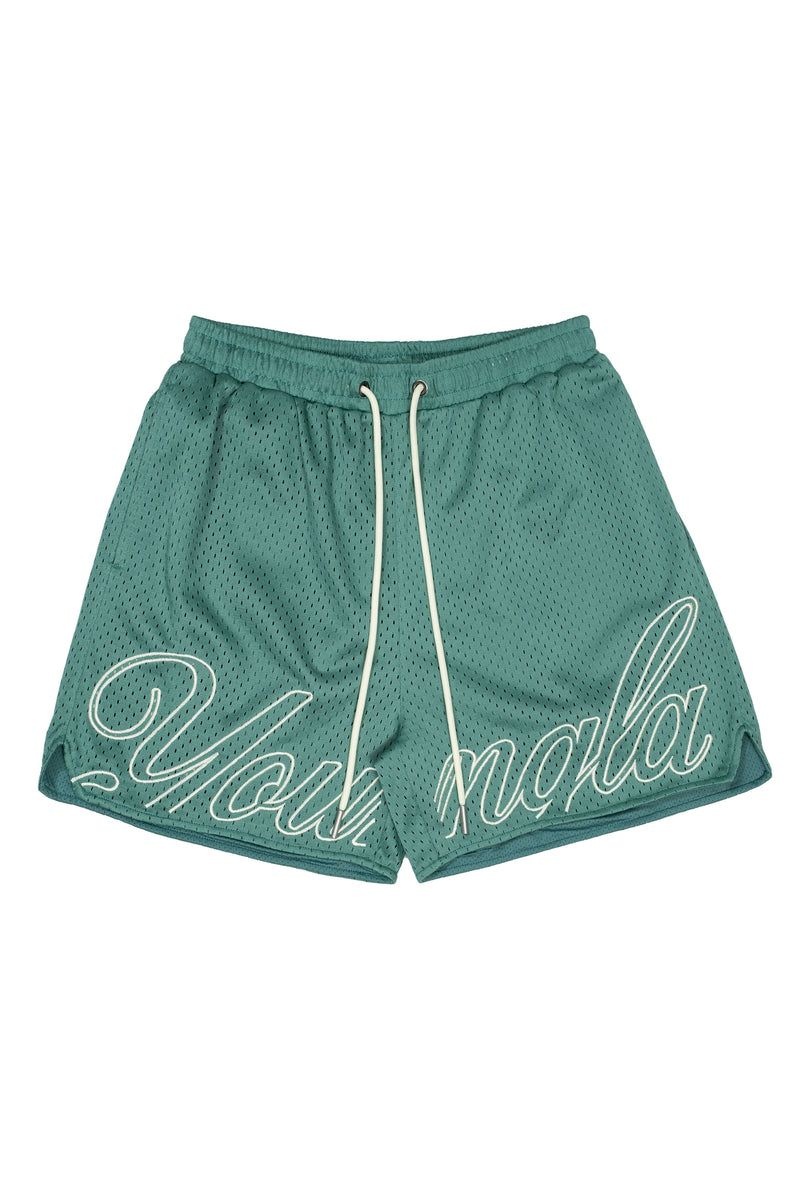 YoungLA 155 Championship Shorts Green | CT7908-631