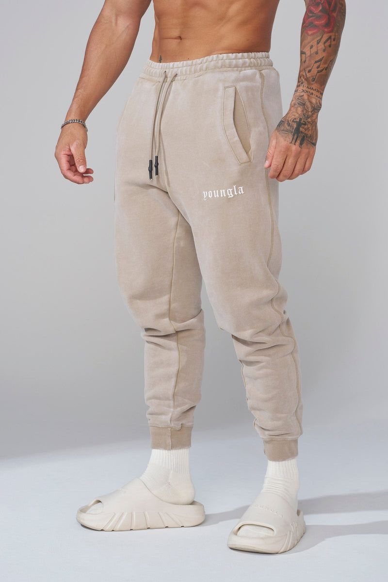 YoungLA 2022 , Love Sets , Joggers Black Wash | AU7954-186