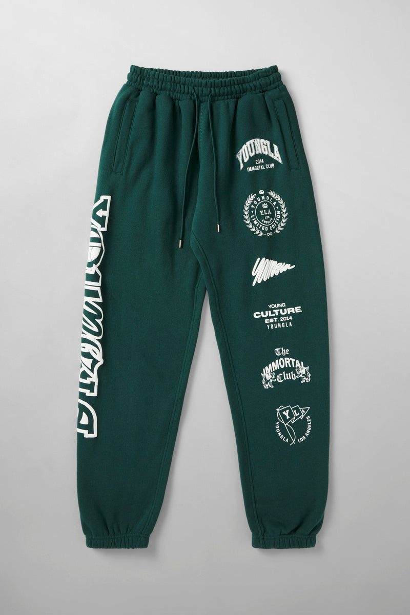 YoungLA 204 , Immortal Killer Joggers Balsam Green | EI9561-372