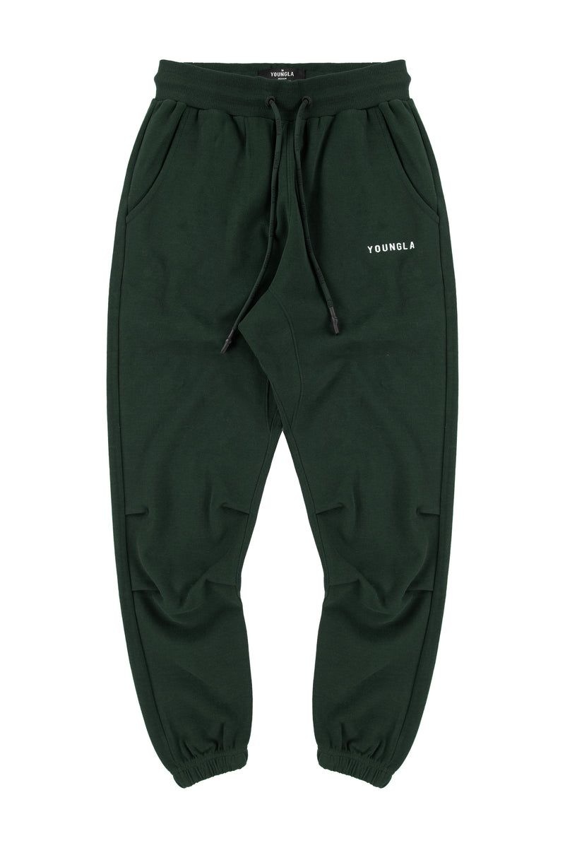 YoungLA 210 Kick-Back Joggers Forest Green | LA0682-439