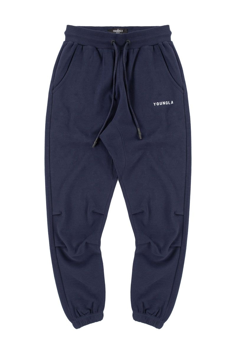 YoungLA 210 Kick-Back Joggers Navy | BD1987-642