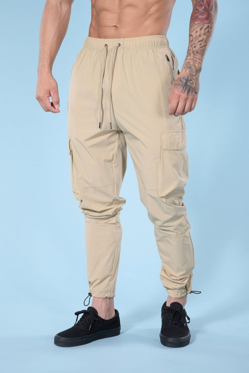 YoungLA 218 Travel Cargo Joggers Black | OR9067-852