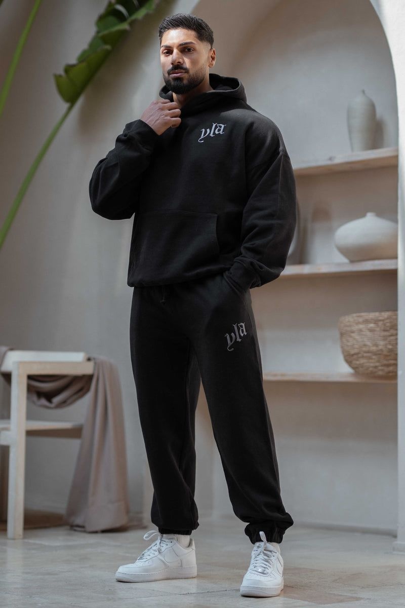 YoungLA 222 , Marshmallow Joggers Black | SO6037-241