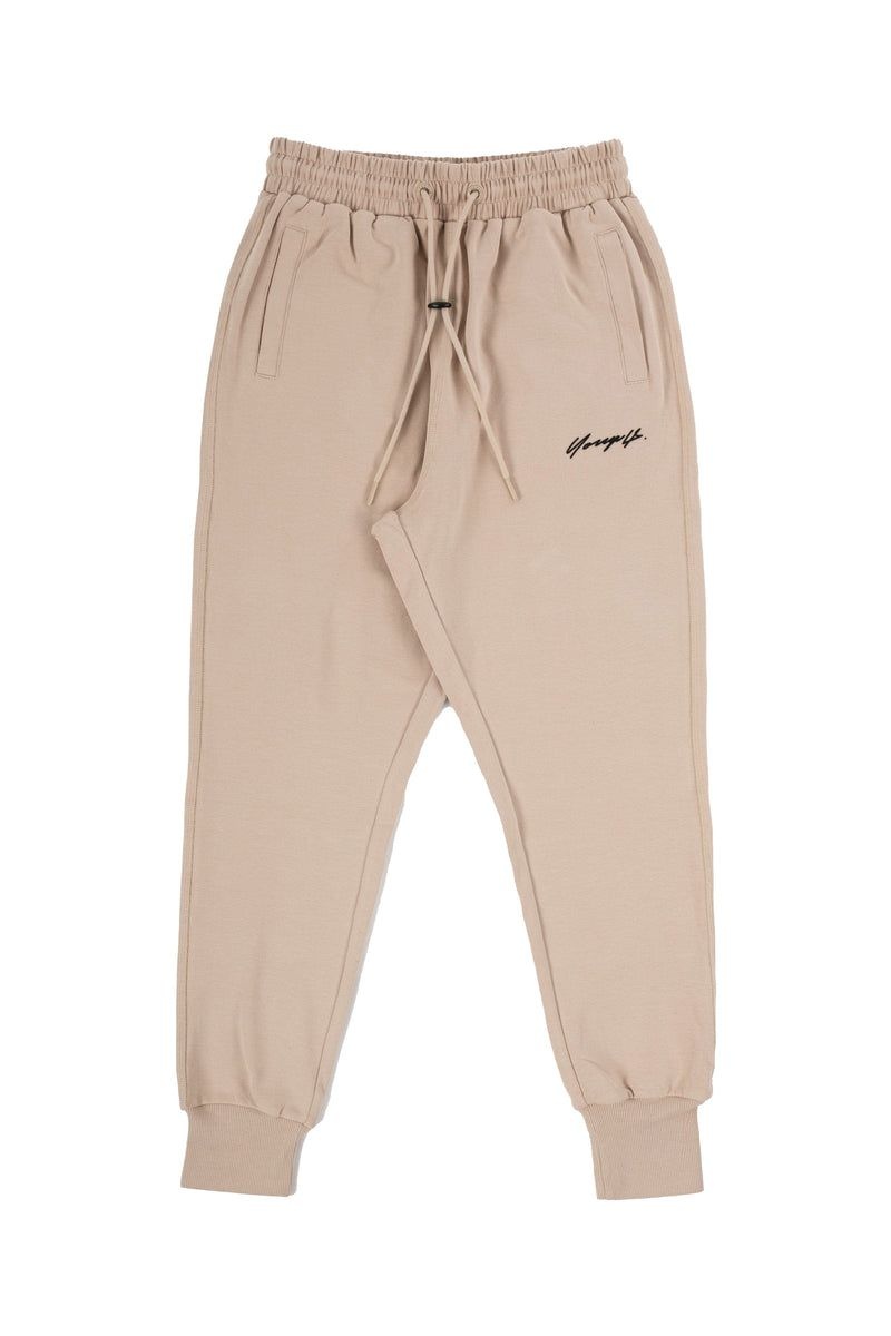 YoungLA 228 Cloud Joggers Beige | US2761-483