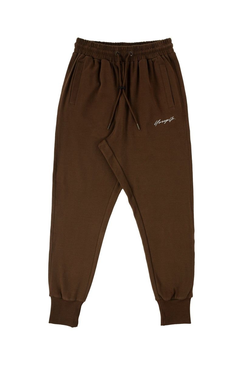 YoungLA 228 Cloud Joggers Chocolate Brown | CK2134-897