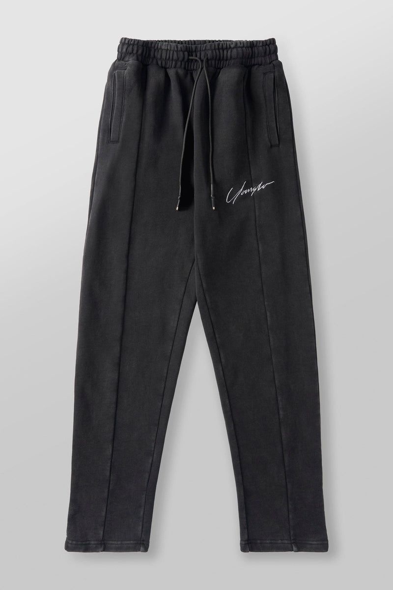 YoungLA 229 , Frontline Sweat Pants Black Wash | HZ7681-905