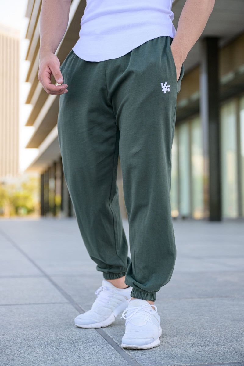 YoungLA 231 Pump Cover Joggers Forest Green | MD8275-130