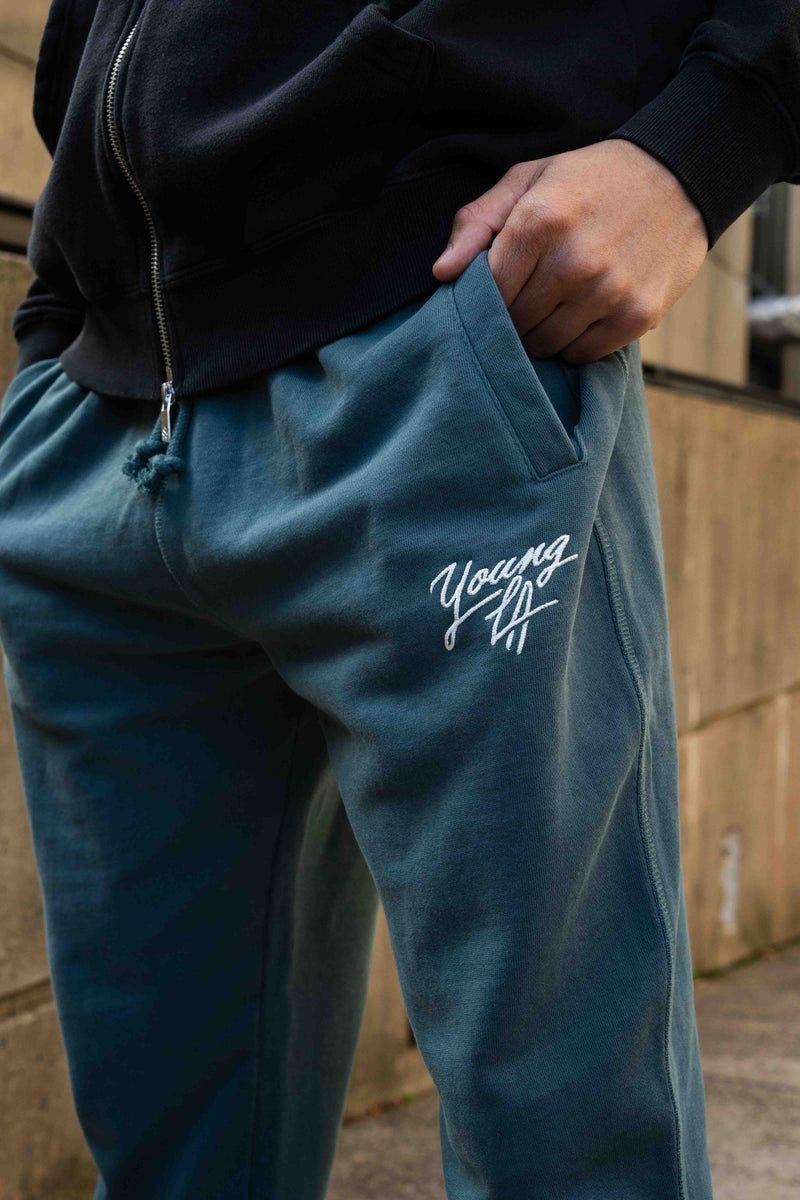 YoungLA 232 , Legacy Joggers Black Wash | DE2546-809