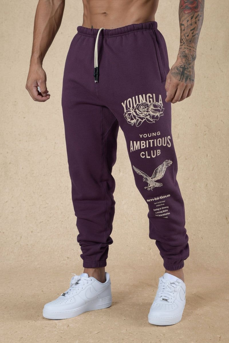 YoungLA 233 The Immortal Joggers Fall 22 inch Plum Perfect | YQ1362-749