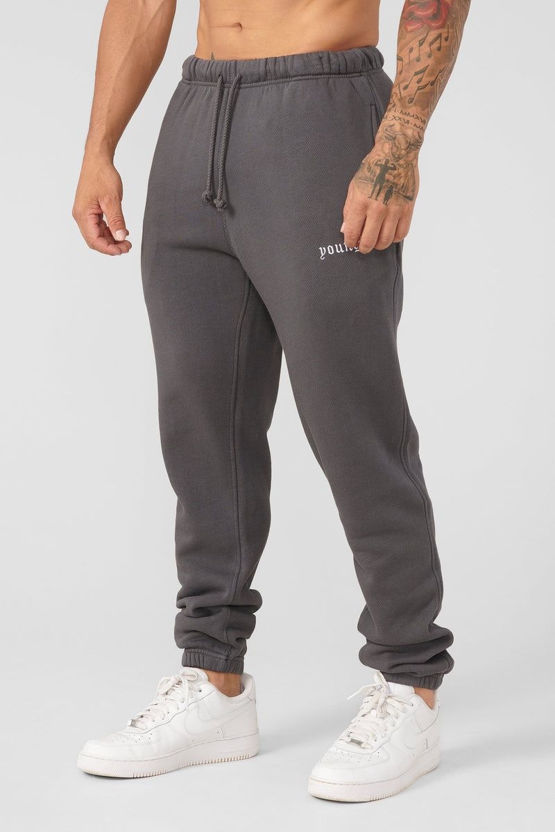 YoungLA 239 Earthy Collection , Joggers Black | TV0124-863