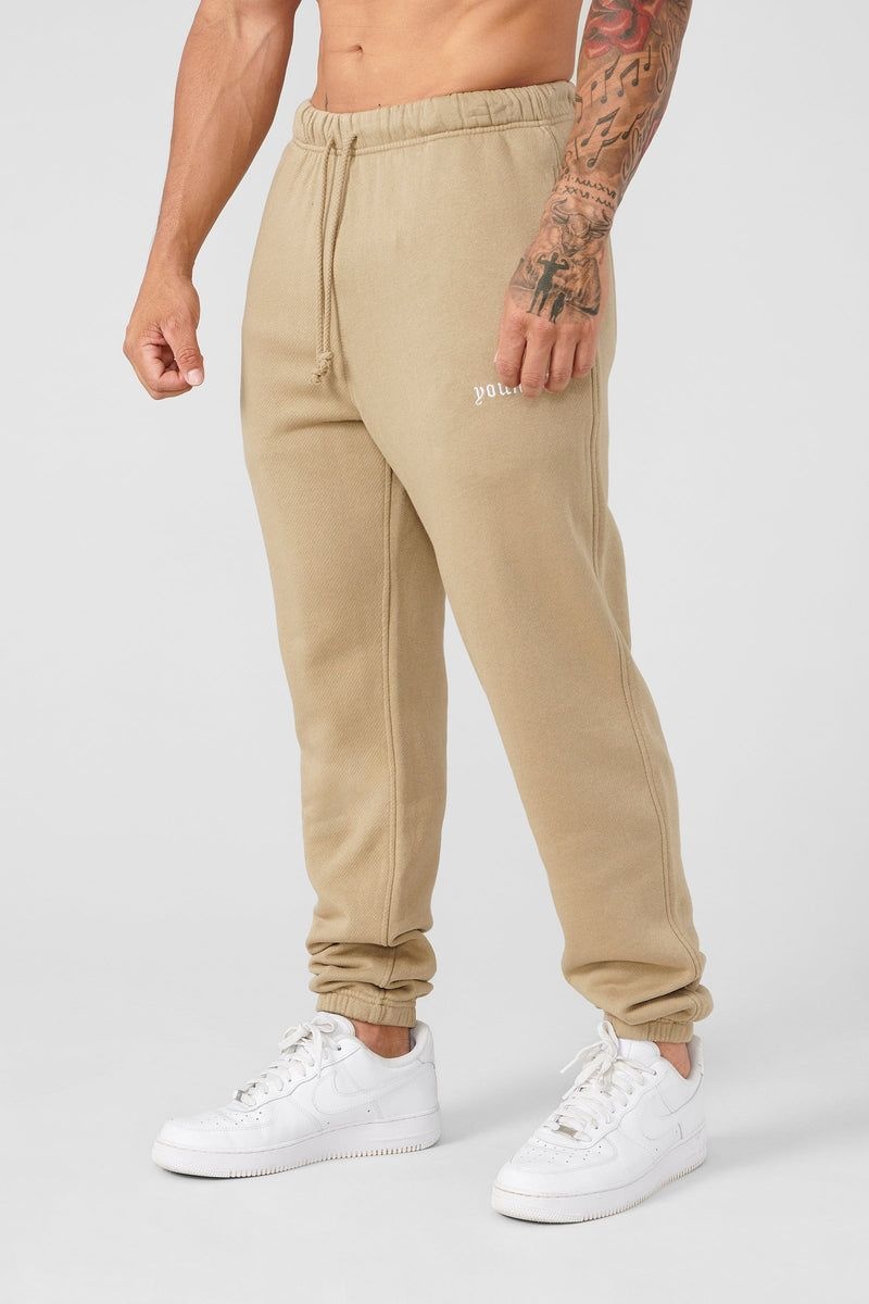 YoungLA 239 Earthy Collection , Joggers Black | TV0124-863