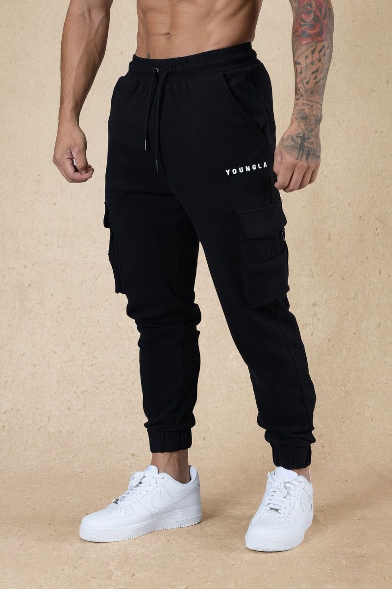 YoungLA 240 Cloud Rambo Joggers Black | ZC3087-146