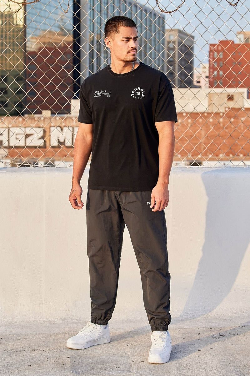 YoungLA 254 , Swish Joggers Black | KF1276-435