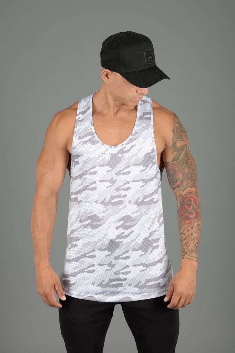 YoungLA 305 Performance Line Tank Tops Black | HQ0473-216