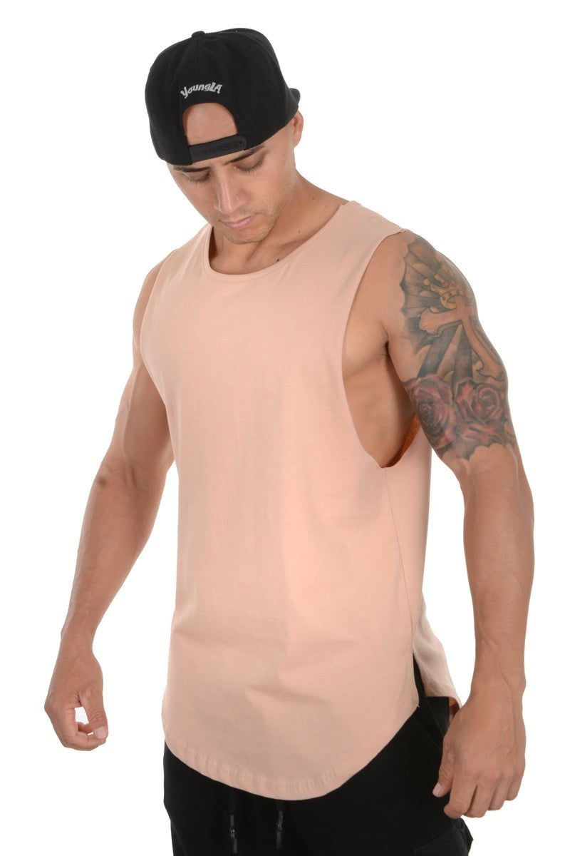 YoungLA 308 Muscle Tanks Salmon | BN5830-612