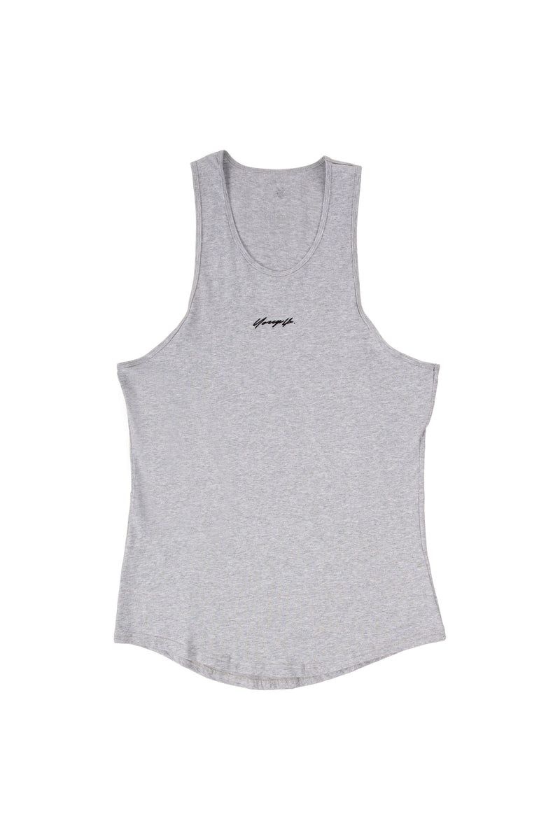 YoungLA 309 Signature Tanks Heather Grey | WA3851-027