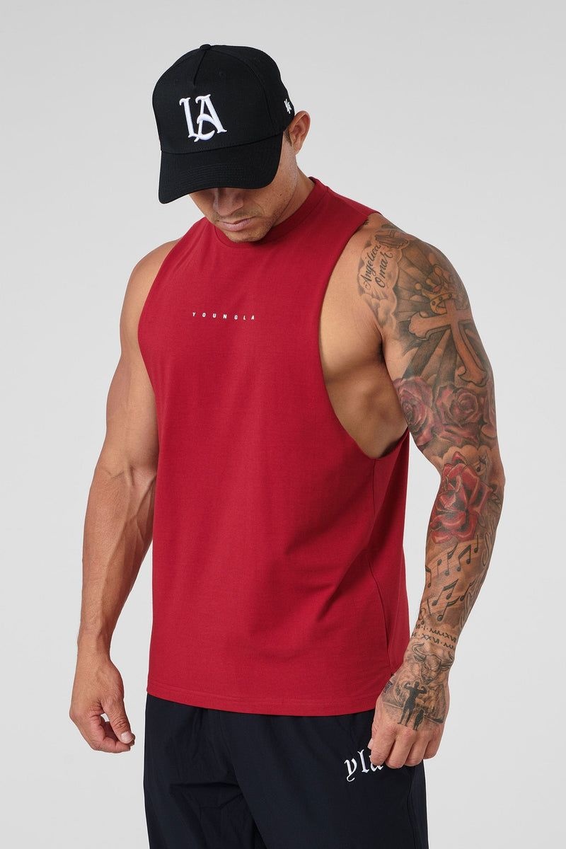 YoungLA 323 Autograph Delt Tanks Black | OD4619-078