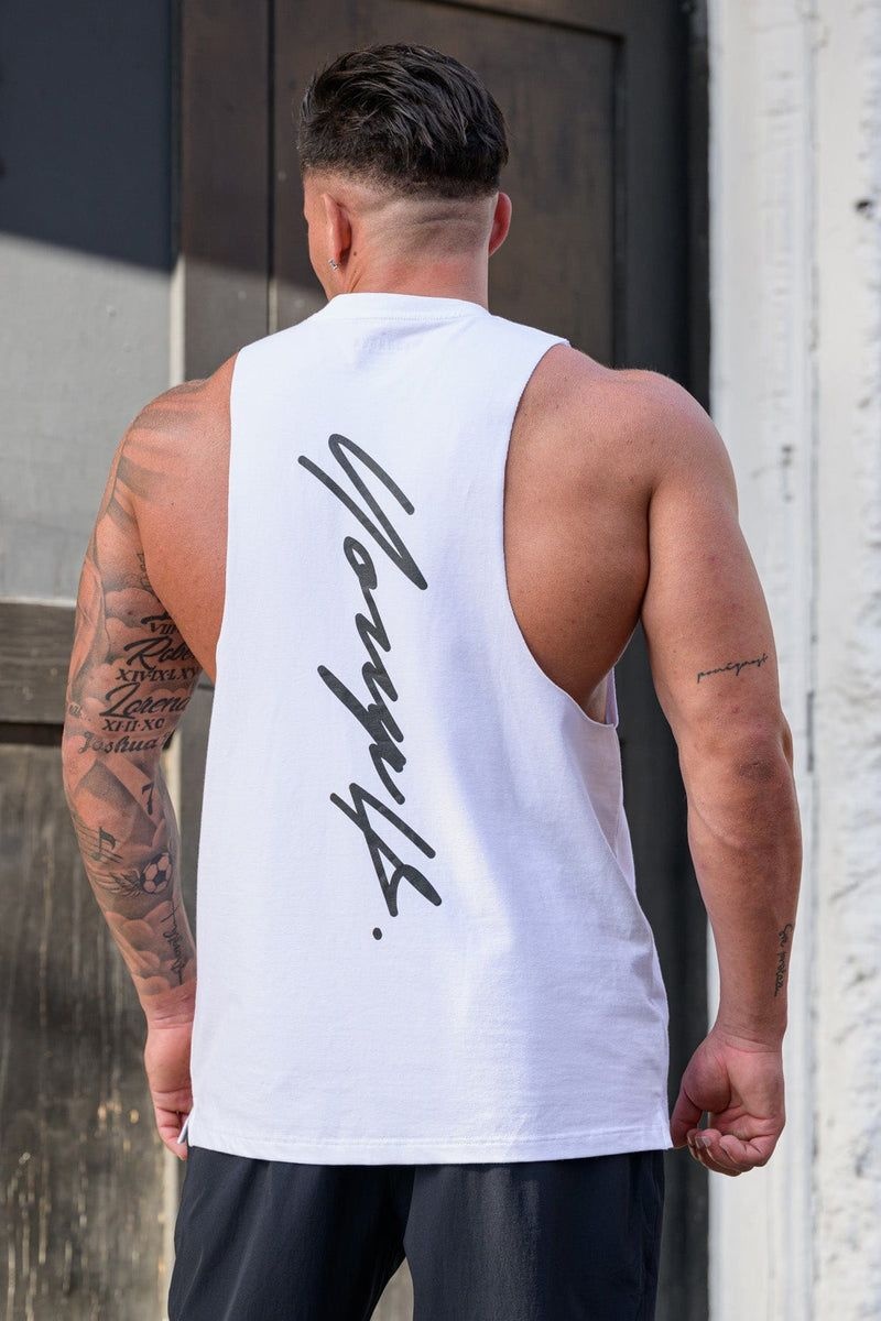 YoungLA 323 Autograph Delt Tanks Black | OD4619-078