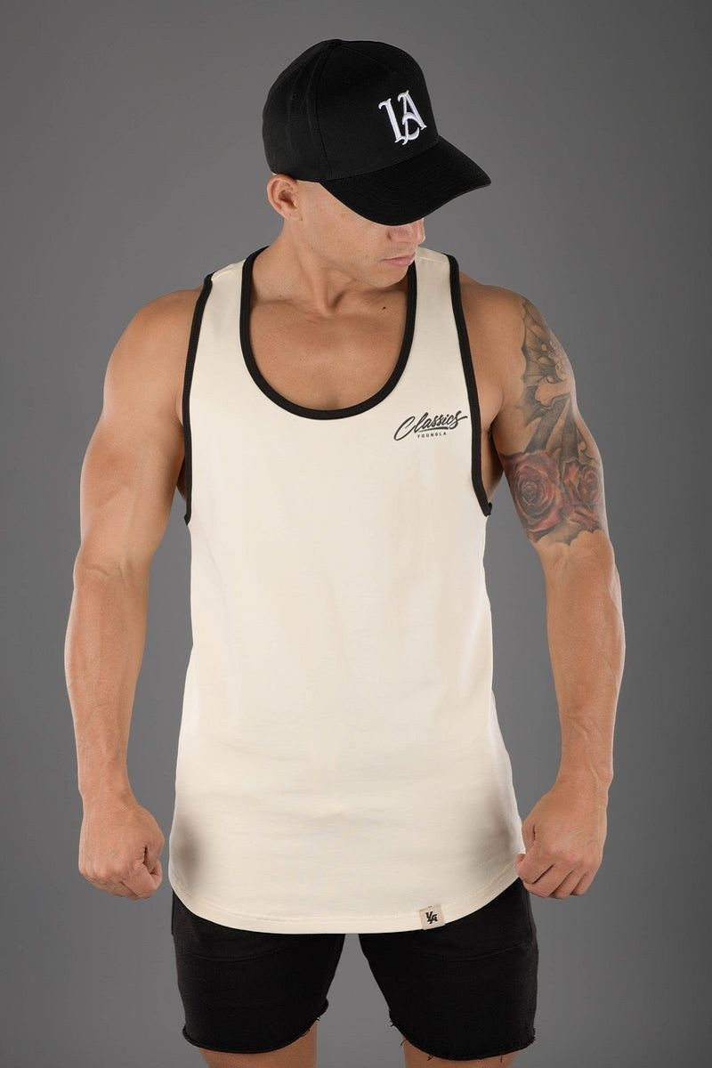 YoungLA 324 Classics Stringer Tank Black | IZ0796-435