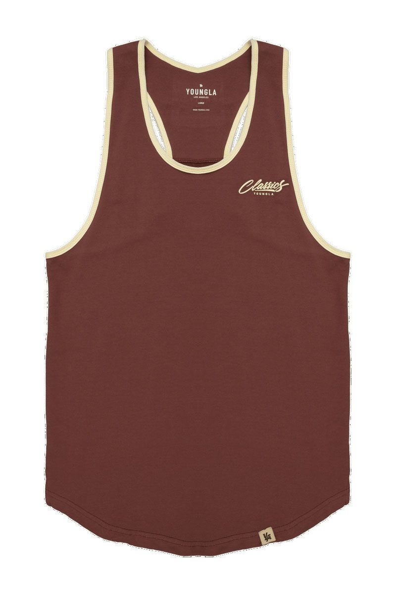 YoungLA 324 Classics Stringer Tank Black | IZ0796-435