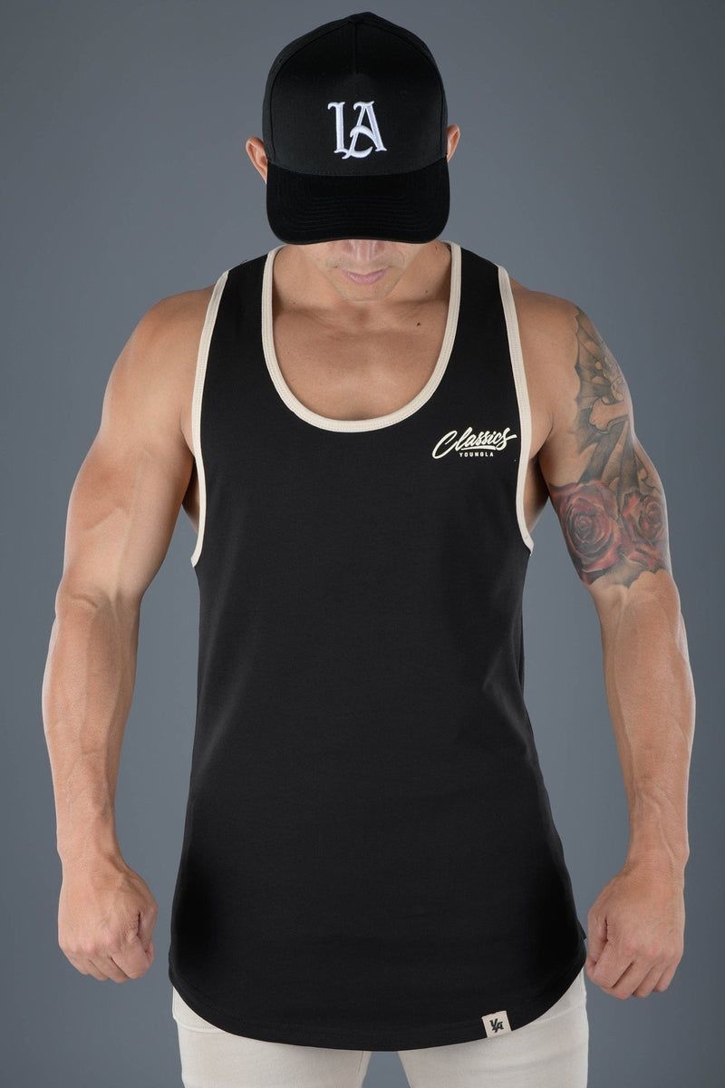 YoungLA 324 Classics Stringer Tank Black | IZ0796-435