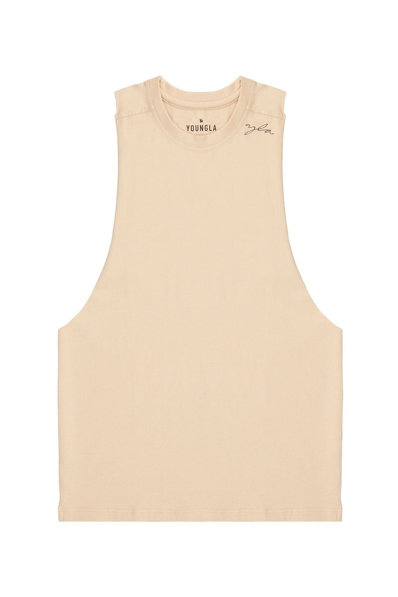 YoungLA 338 Offset Delt Tanks Sand | SH3056-791