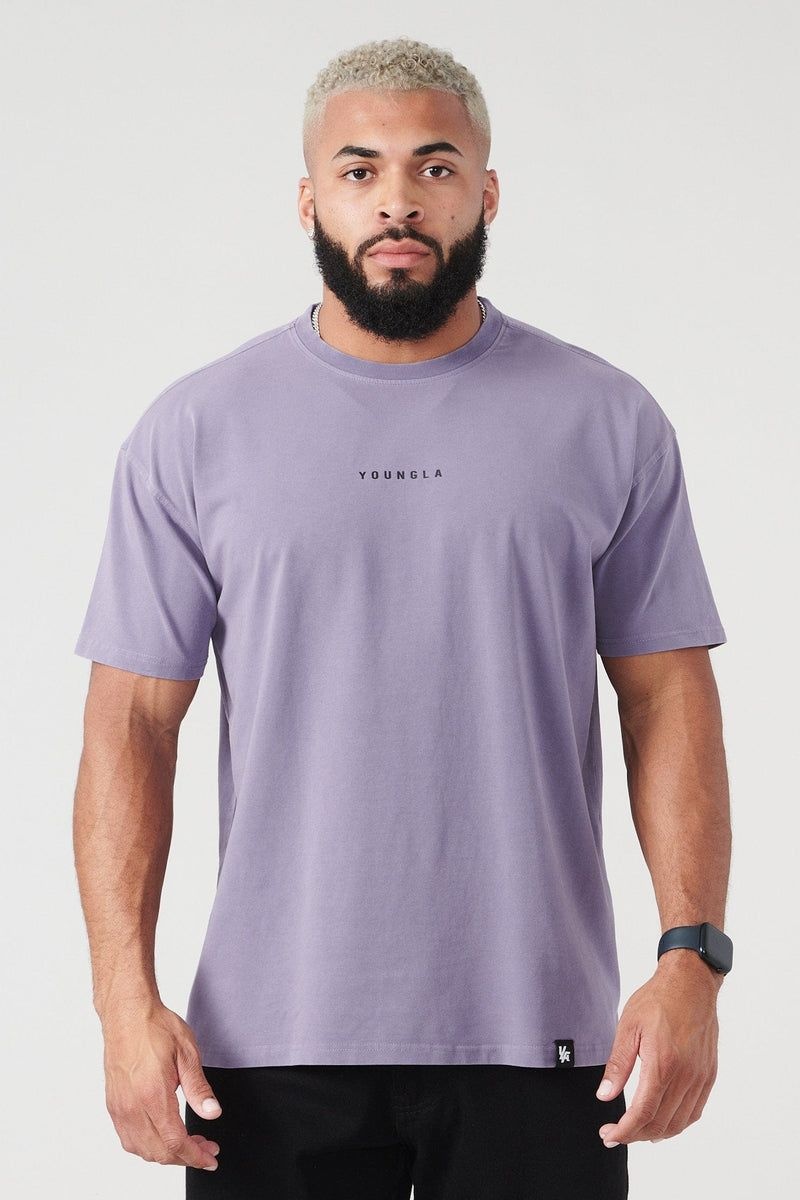 YoungLA 401 Essential Jacked Shirt Summer 23 inch Purple Wash | IR2018-359