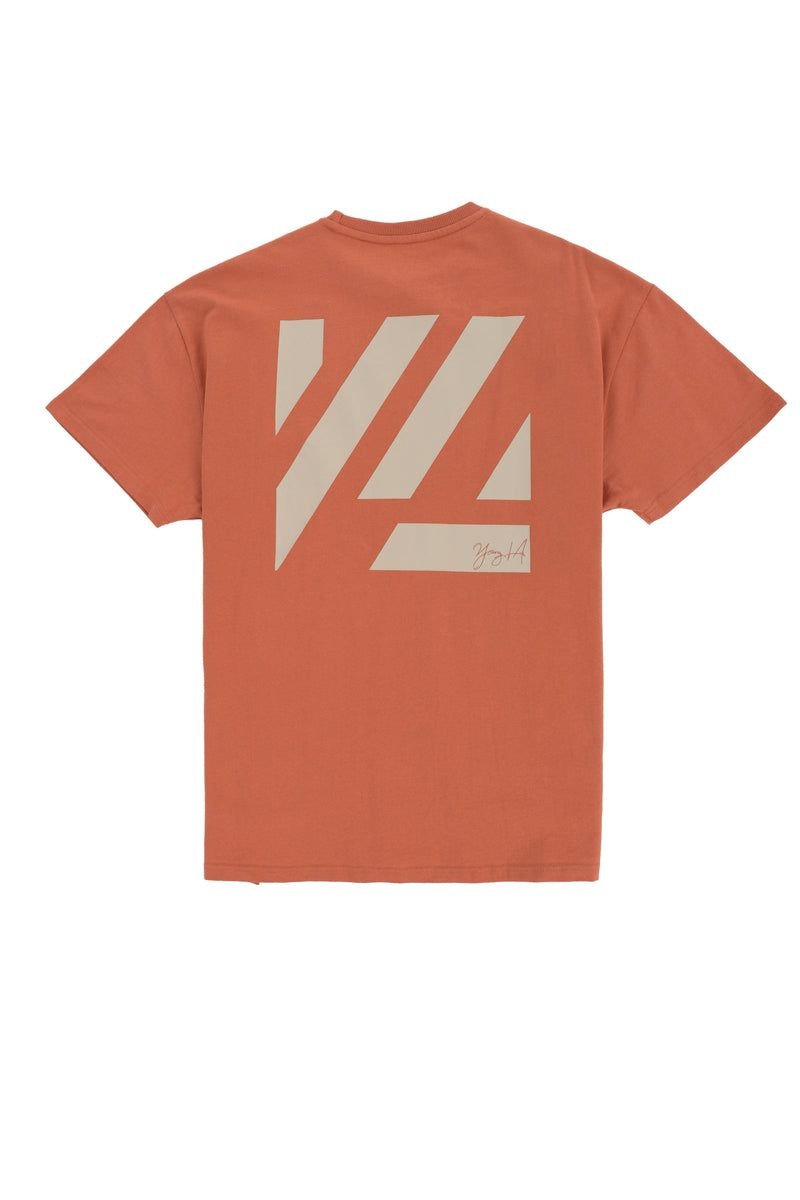 YoungLA 413 Oversized Bloc Shirts Sunset Orange | PN5387-612