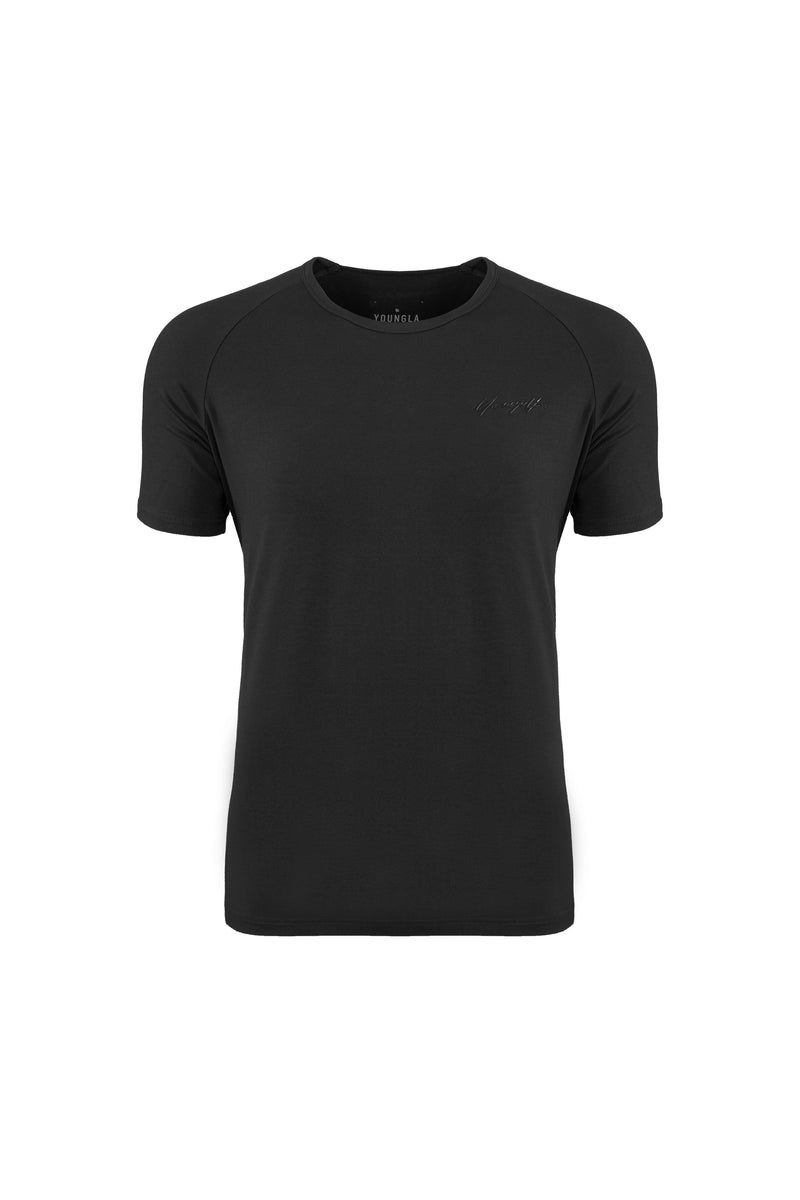 YoungLA 422 Fitted Delt Shirt Black | ZB8231-465