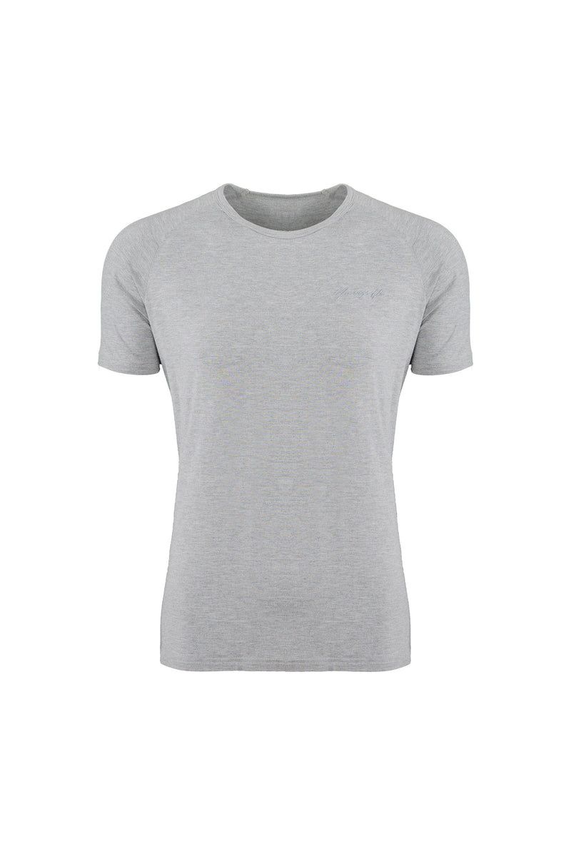 YoungLA 422 Fitted Delt Shirt Heather Grey | WJ7564-130