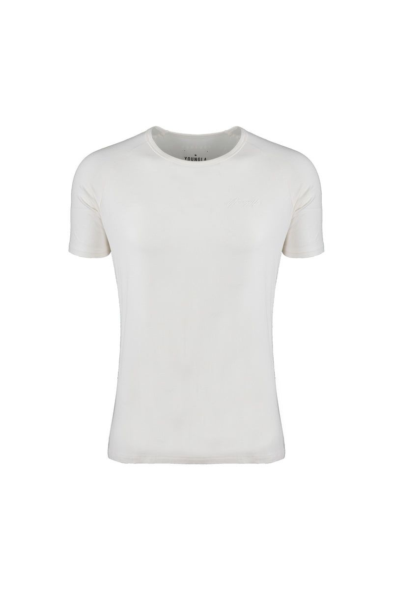 YoungLA 422 Fitted Delt Shirt White | BG8037-249