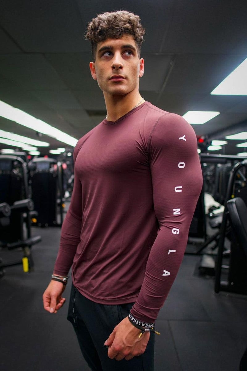 YoungLA 424 Zephyr Compression Long Sleeves Black | EZ1342-905