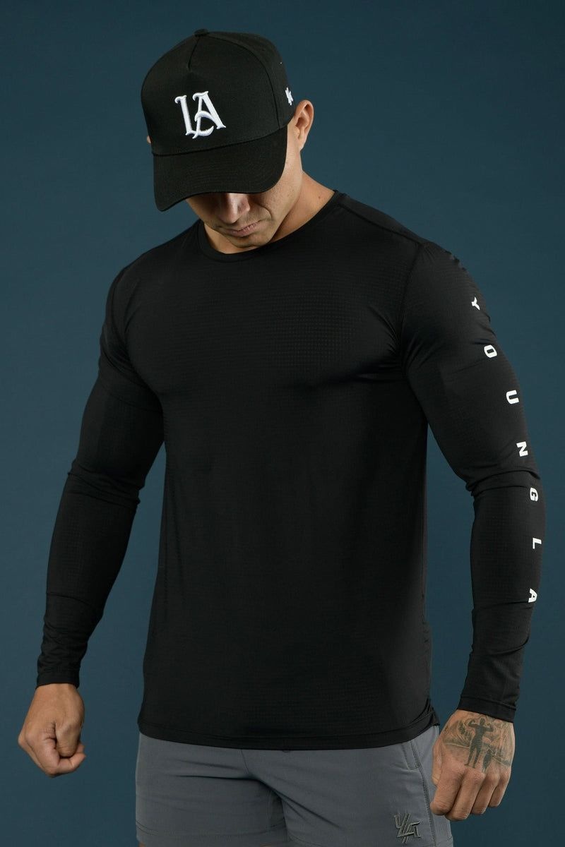 YoungLA 424 Zephyr Compression Long Sleeves Black | EZ1342-905