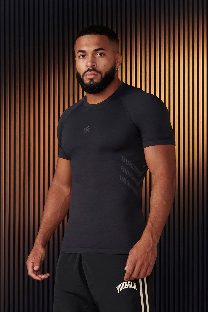 YoungLA 425 , Iron Compression Shirt Dark Slate | WB9365-402