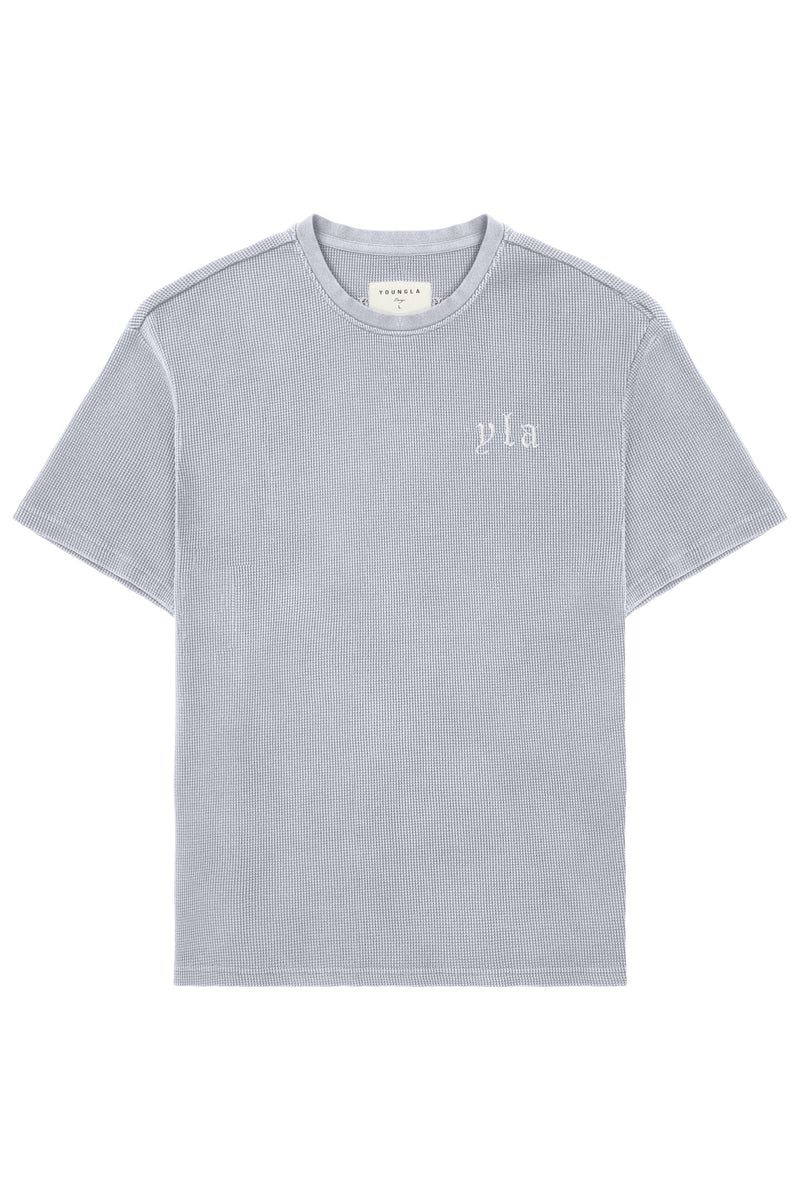 YoungLA 427 Summer Waffle Shirt Heather Grey | HY2930-684