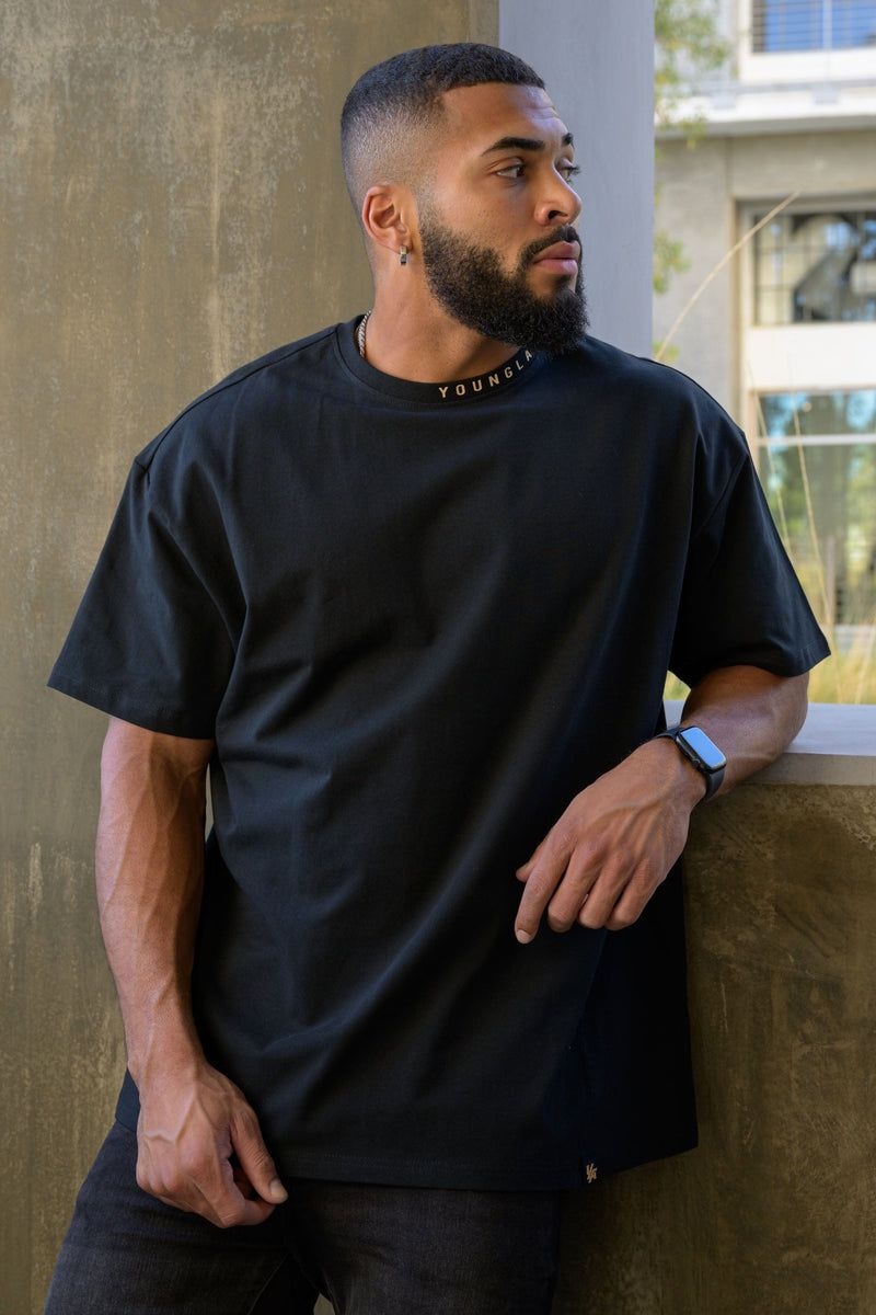 YoungLA 429 Trademark Shirt Black | XA6398-427