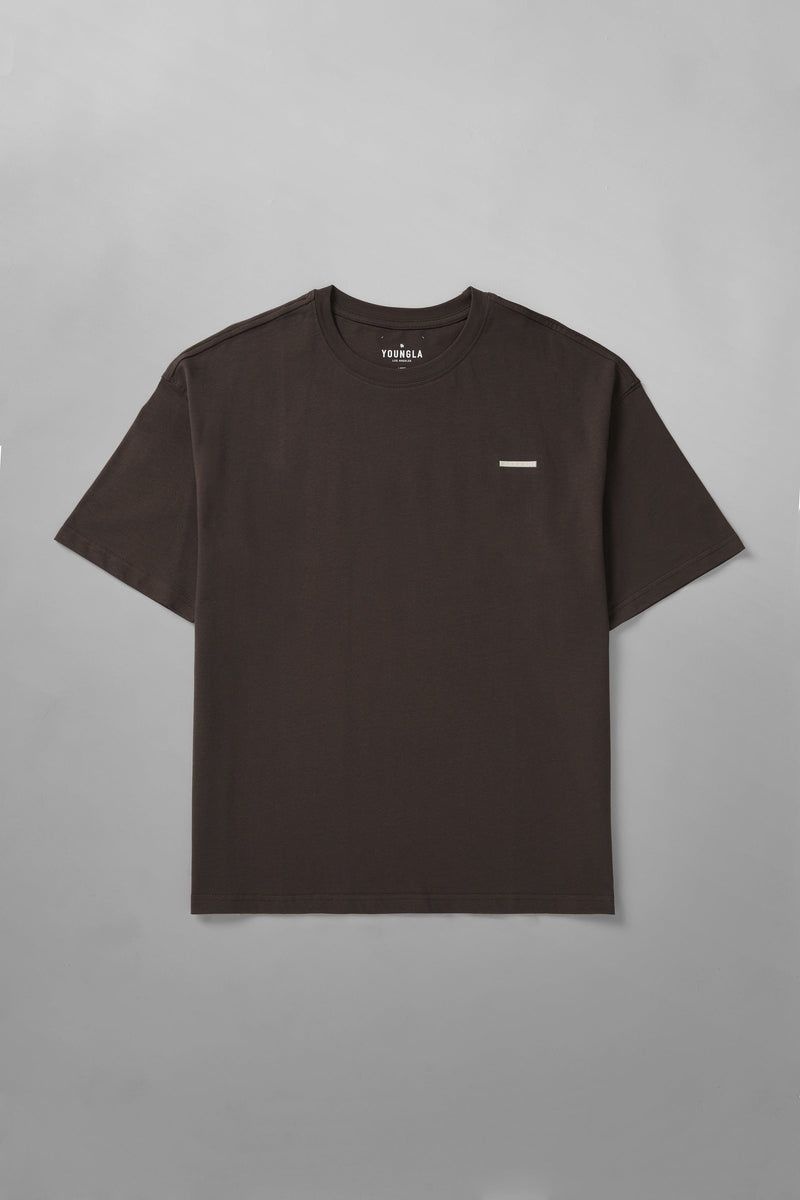 YoungLA 436 Stamped Shirt Brown | ID9032-581