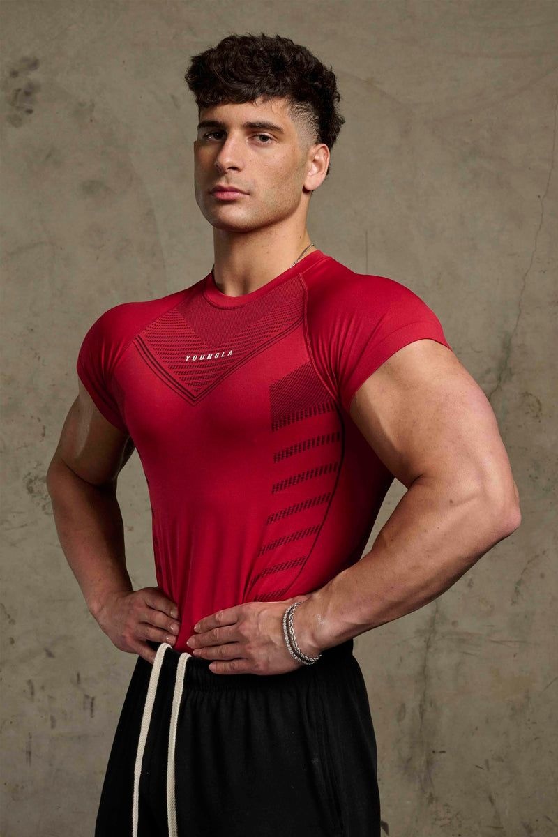 YoungLA 465 Superhero Compression Shirt Black | YP4982-570