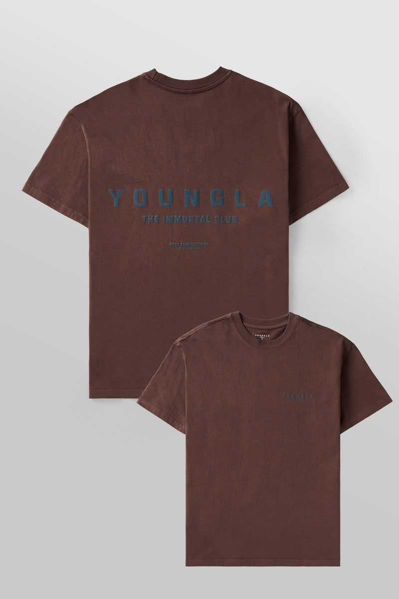 YoungLA 473 , Immortal Club Shirt Brown Wash | CK7951-403