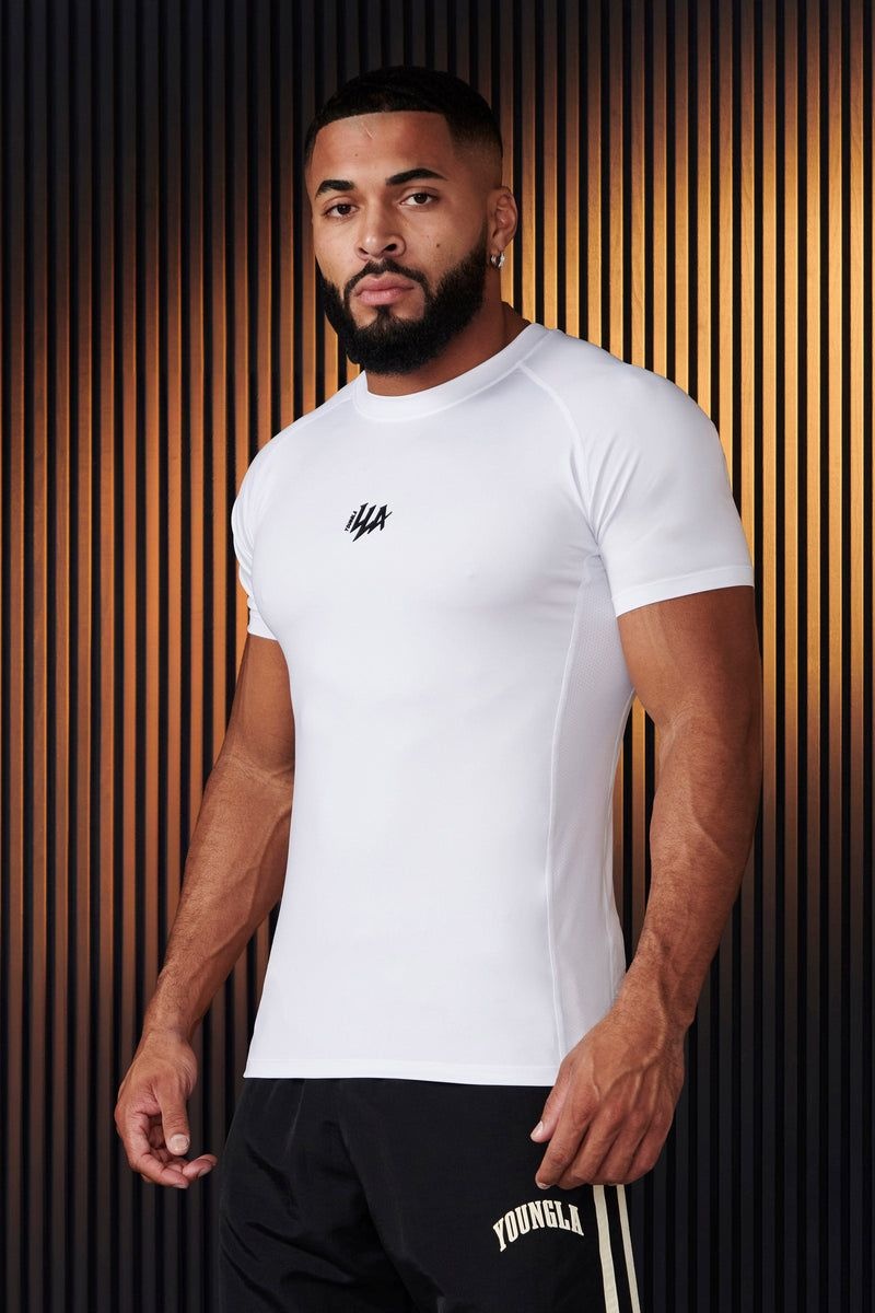 YoungLA 474 , Speed Compression Shirt White | AG6123-708