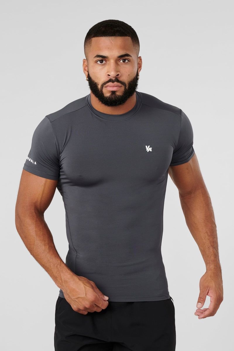 YoungLA 476 , Stealth Compression Shirt Black | PO0593-642