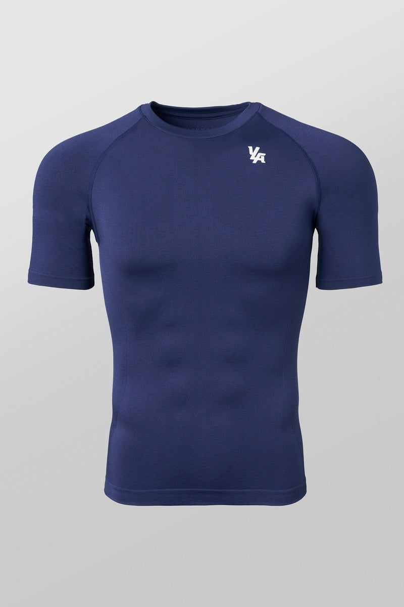 YoungLA 477 , Combat Compression Shirt Navy | ZJ2675-184