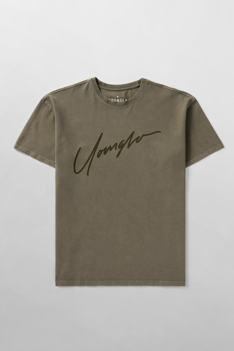 YoungLA 479 , Tonal Shirt Peat Wash | TJ7124-839