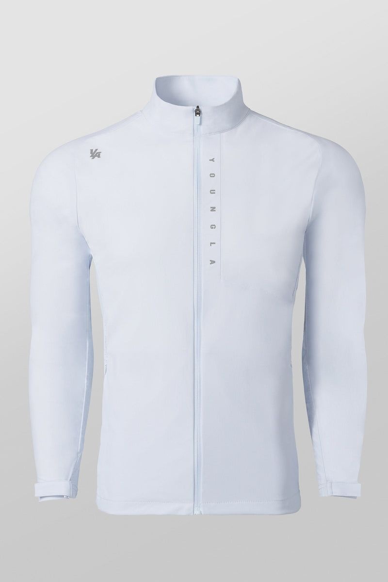 YoungLA 5052 , Morning Run Zip-Up Sky Blue | QV6509-783