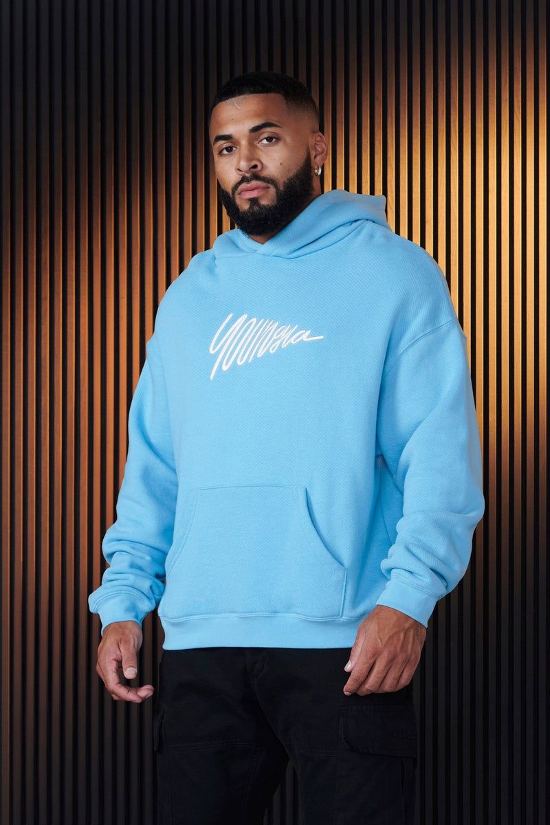 YoungLA 510 , Wavy Hoodies Carolina Blue | NJ9306-475